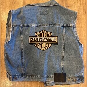 Harley-Davidson Blue Denim Vest